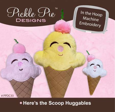 Here's the Scoop Huggables Machine Embroidery: CD/CODE