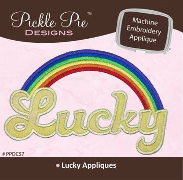 Lucky Applique Machine Embroidery Design: CD