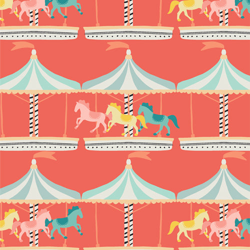 Petite Circus: Carousel Joy (1/4 Yard)
