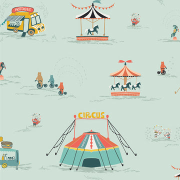 Petite Circus: Circus is in Town (1/4 Yard)