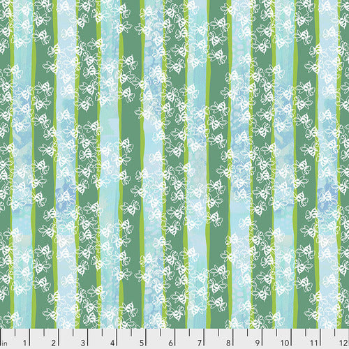 Spirit of the Garden: Bumble Bee Parade GLOW (1/4 Yard)