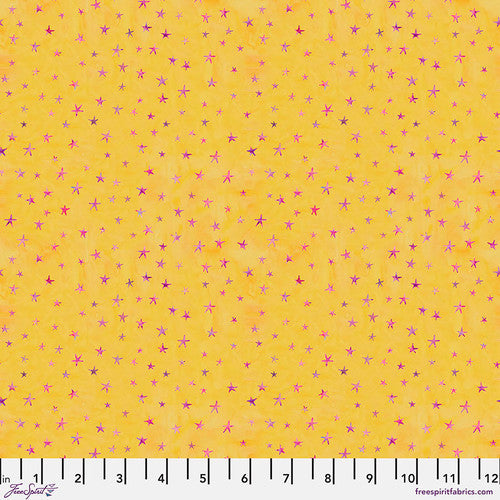 MAGIC FRIENDS: Magic Dust-Yellow (1/4 Yard)