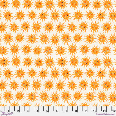 MAGIC FRIENDS: Sunny Daze-Ivory (1/4 Yard)
