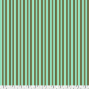 Tula Pink TRUE COLORS: Tent Stripes in Agave (1/4 Yard)