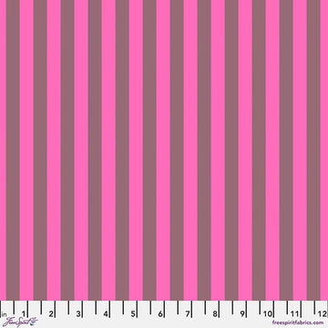 Tula Pink TRUE COLORS-NEON: Neon Tent Stripe-Cosmic (1/4 Yard)