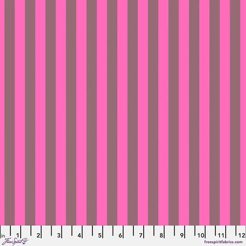 Tula Pink TRUE COLORS-NEON: Neon Tent Stripe-Cosmic (1/4 Yard)