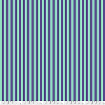 Tula Pink TRUE COLORS: Tent Stripes in Iris (1/4 Yard)