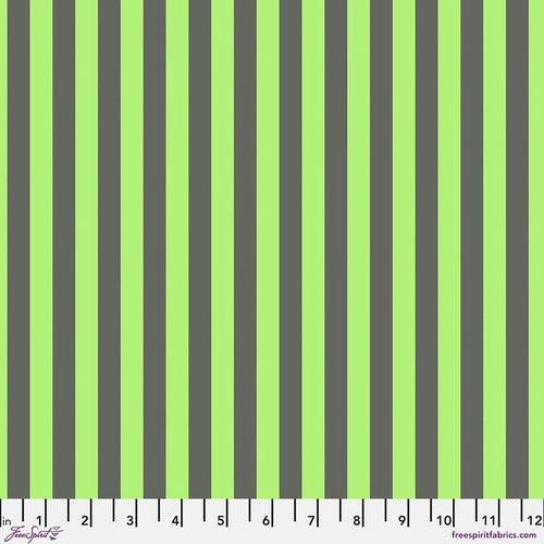 Tula Pink TRUE COLORS-NEON: Neon Tent Stripe-Karma (1/4 Yard)