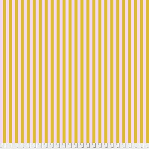 Tula Pink TRUE COLORS: Tent Stripes in Marigold (1/4 Yard)