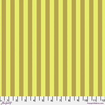 Tula Pink TRUE COLORS-NEON: Neon Tent Stripe-Moon Beam (1/4 Yard)
