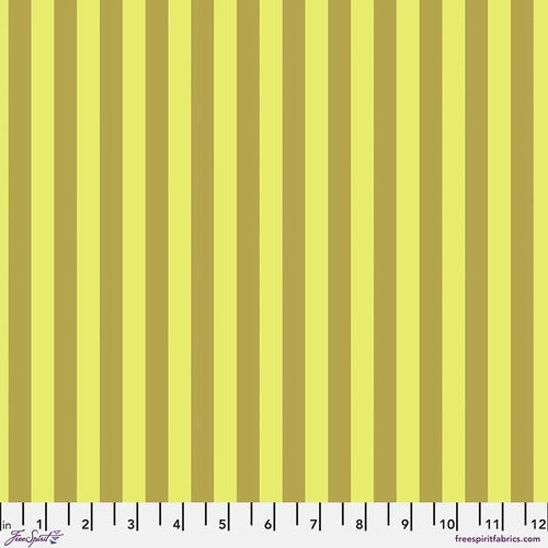 Tula Pink TRUE COLORS-NEON: Neon Tent Stripe-Moon Beam (1/4 Yard)