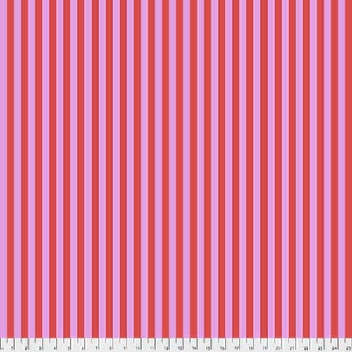 Tula Pink True Colors: Tent Stripes in Poppy (1/4 Yard)