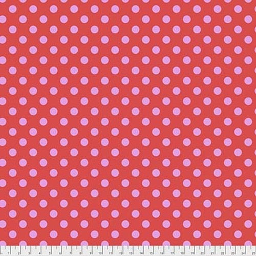 Tula Pink True Colors: Pom Poms in Poppy (1/4 Yard)