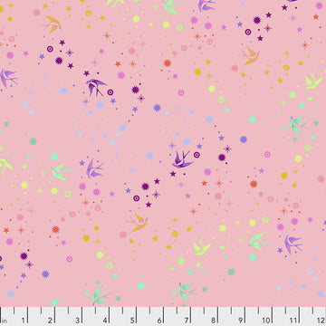 Tula Pink TRUE COLORS: Fairy Dust-Blush (1/4 Yard)