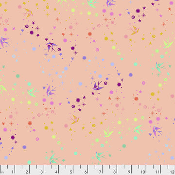 Tula Pink TRUE COLORS: Fairy Dust-Sherbert (1/4 Yard)