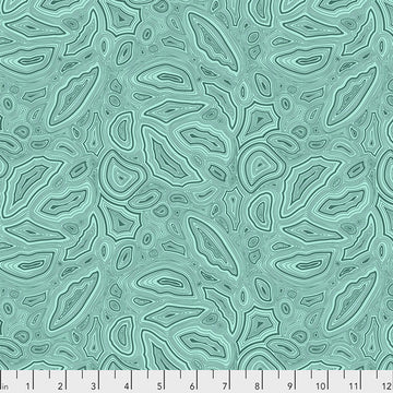Tula Pink TRUE COLORS: Mineral in Aquamarine (1/4 Yard)