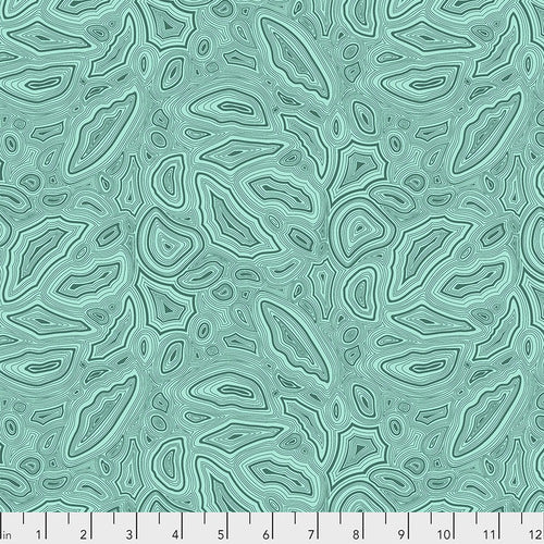 Tula Pink True Colors: Mineral in Aquamarine (1/4 Yard)