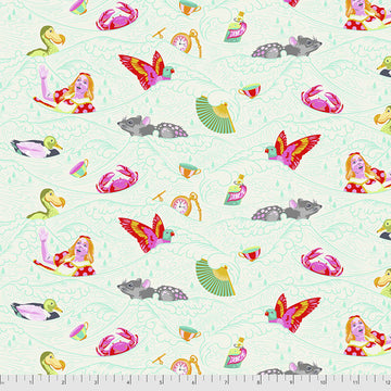 Tula Pink CURIOUSER & CURIOUSER: Sea of Tears in Wonder (1/4 Yard)