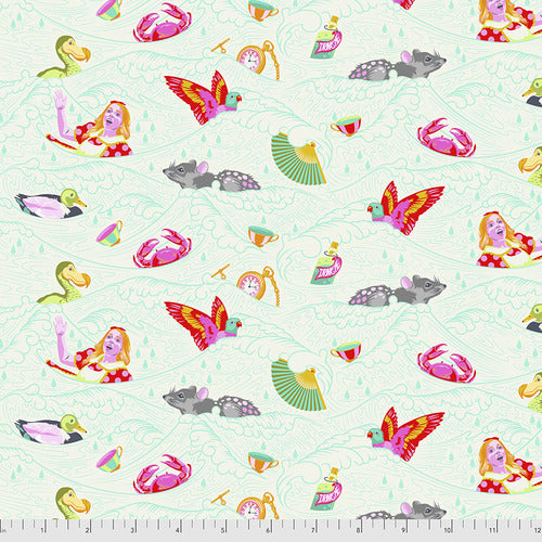 Tula Pink CURIOUSER & CURIOUSER: Sea of Tears in Wonder (1/4 Yard)