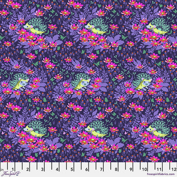 Tula Pink TINY BEASTS: Who's Your Dandy - Glimmer (1/4 Yard)