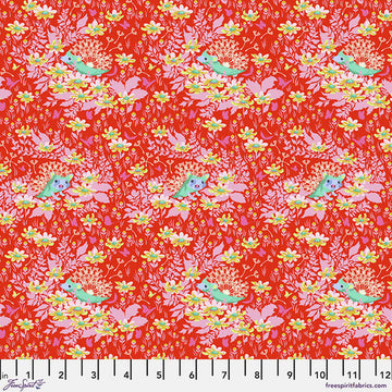 Tula Pink TINY BEASTS: Who's Your Dandy - Glow (1/4 Yard)