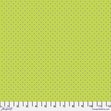 Tula Pink TINY DOTS: Meadow (1/4 Yard)