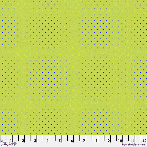 Tula Pink TINY DOTS: Meadow (1/4 Yard)