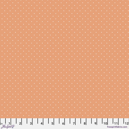 Tula Pink TINY DOTS: Peachy (1/4 Yard)