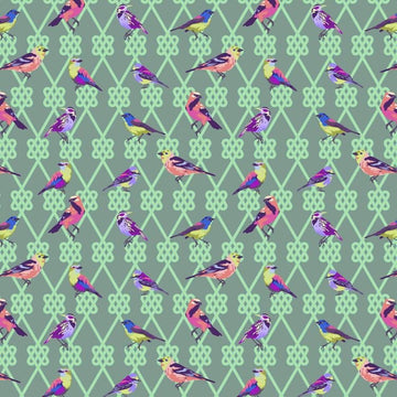 Tula Pink MOON GARDEN: In a Finch-Dusk (1/4 Yard)