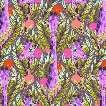 Tula Pink EVERGLOW: Neck for Days-Mystic (1/4 Yard)