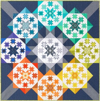 Polychromatic Quilt Pattern by Elizabeth Hartman – Strawberry