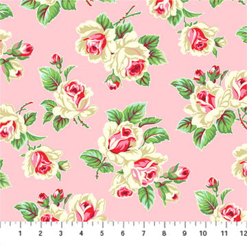 True Kisses Rayon- Fling in Dusty Rose (1/4 Yard)