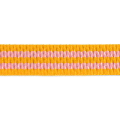 Tula Pink Webbing: 1 in- Orange Fizz