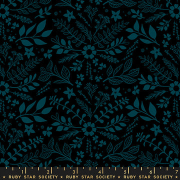 Ruby Star Society CURIO: Sprigs-Black (1/4 Yard)