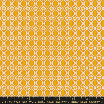 Ruby Star Society CURIO: Endpaper-Honey (1/4 Yard)