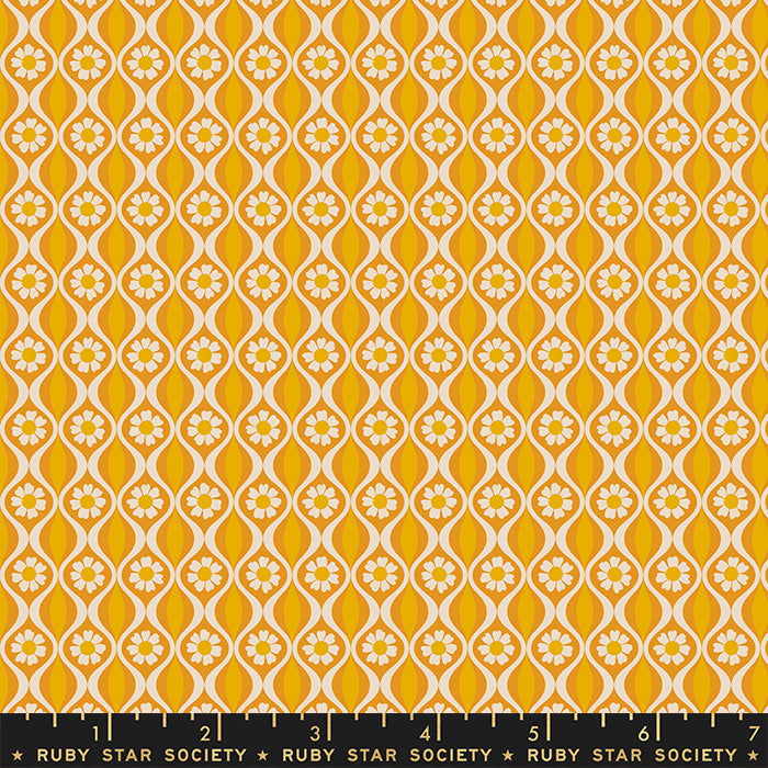 CURIO: Endpaper-Honey (1/4 Yard)