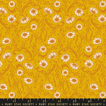 Ruby Star Society READING NOOK: Chamomile-Goldenrod (1/4 Yard)