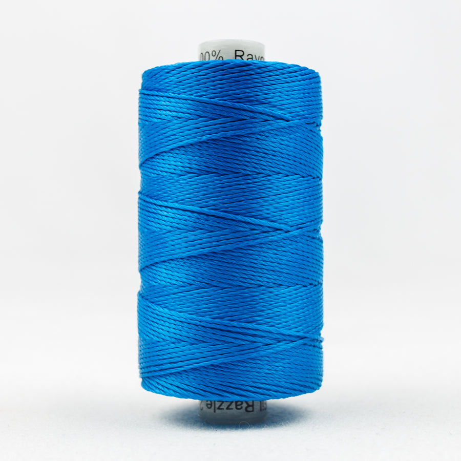 RAZZLE: 8wt Rayon 200yds-Mediterranean Blue 148