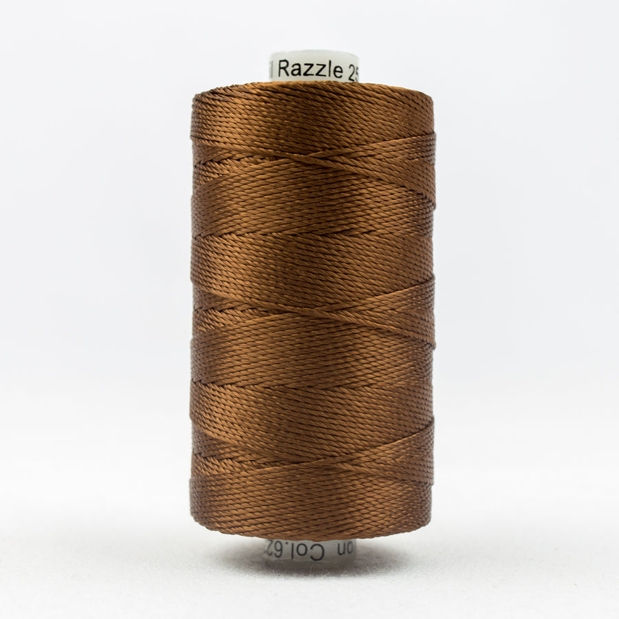 RAZZLE: 8wt Rayon 200yds-Nutmeg 6230