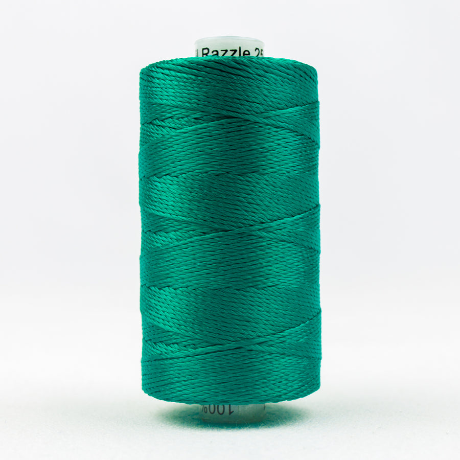 RAZZLE: 8wt Rayon 200yds-Bluegrass Green 941
