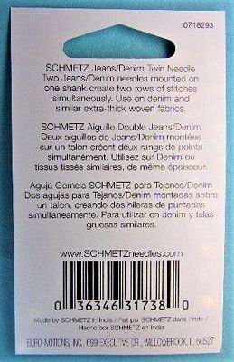 Schmetz Double Denim 1-pk sz4.0/100