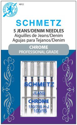 Schmetz Chrome Denim Needles 100/16