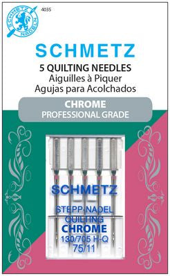 Schmetz Chrome Quilting Needles 75/11