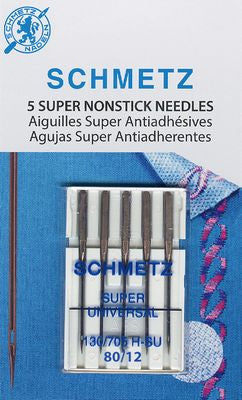Schmetz Super Nonstick Needles 80/12 5-Pack
