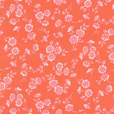 London Calling: Tangerine (1/4 Yard)