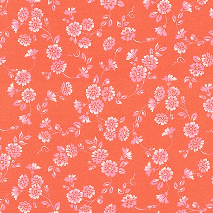 London Calling: Tangerine (1/4 Yard)