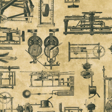 INSTRUMENTS OF THE HOURS: Natural (1/4 Yard)