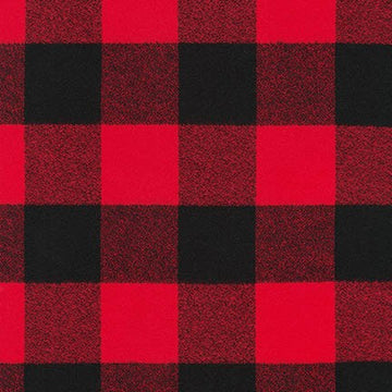 Mammoth Flannel: Red (1/4 Yard)