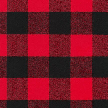 Mammoth Flannel: Red (1/4 Yard)