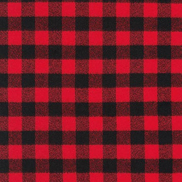 Mammoth Flannel: Red Little Check (1/4 Yard)